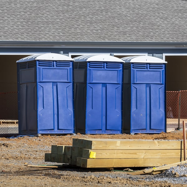 are there any restrictions on where i can place the portable toilets during my rental period in Guasti CA